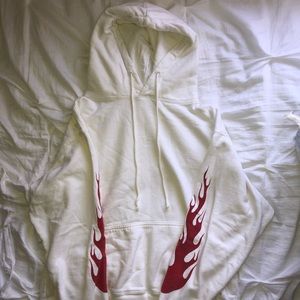 Flames Brandy Melville hoodie